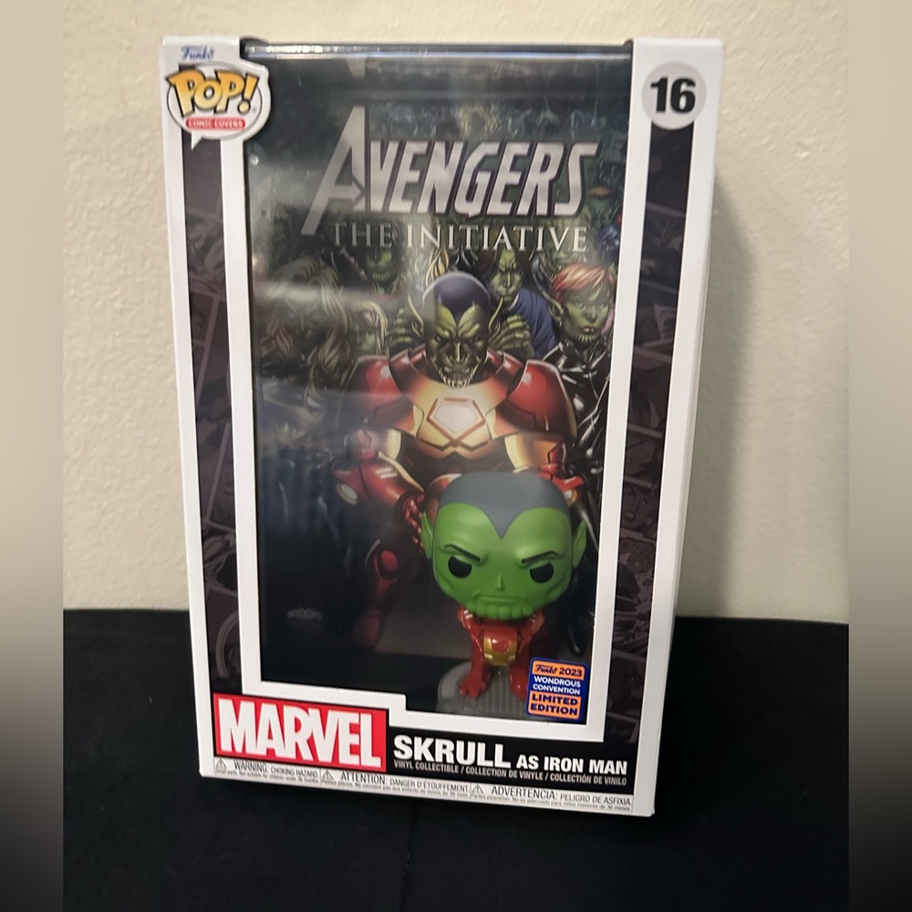 Funko pop 
Skrull as iron man